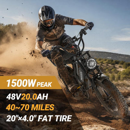 TrailX 750 — Fat Tire Electric Bike